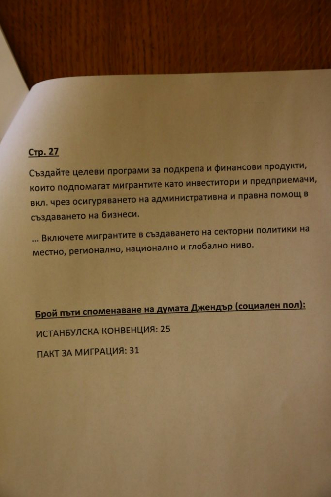Сидеров избухна срещу Антиевропейския пакт за миграция на ООН (ДОКУМЕНТИ)