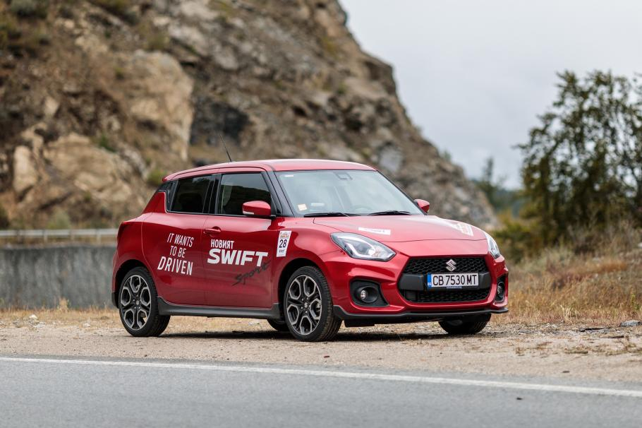 Новото Suzuki Swift Sport - невероятно пъргаво и изумително стабилно (СНИМКИ)