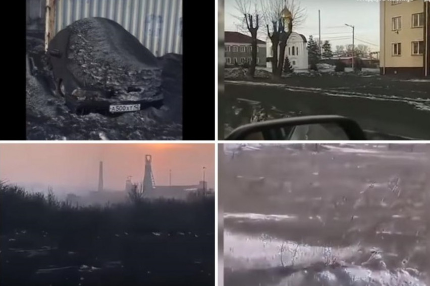 Истински Апокалипсис: Черен сняг покри Сибир (ВИДЕО)