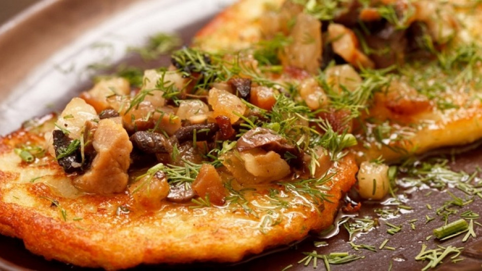 Няма такава вкусотия: Картофени палачинки с месце и гъбки