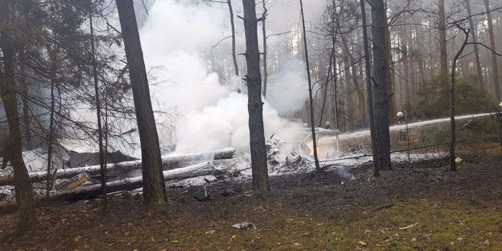 Уникално ВИДЕО от спасяването на пилота на  МиГ-29, който се разби в Полша (СНИМКИ)