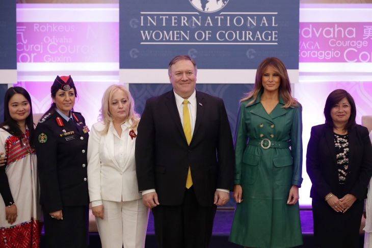 Мелания блесна на уникално събитие, свързано със смелите жени (СНИМКИ)