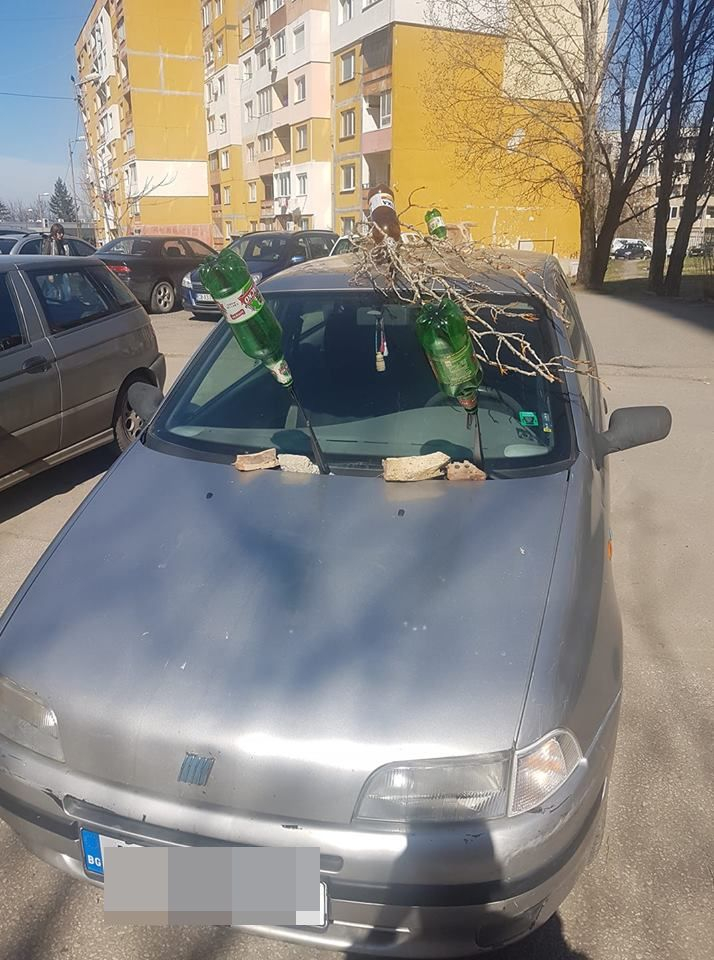 Само в БЛИЦ! Шофьор от Монтана показа на столичани как се паркира в Дивия Северозапад и си изпати жестоко (СНИМКИ)