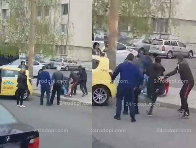 Шофьори си спретнаха зрелищен екшън на пъпа на Кърджали (ВИДЕО)