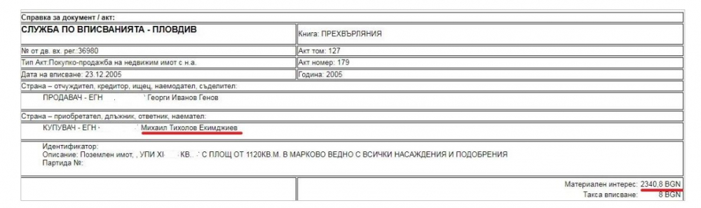 Бумеранг! Адвокат Михаил Екимджиев също забъркан в имотен скандал! (ДОКУМЕНТИ)