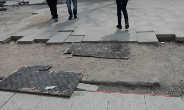 Жена се потроши жестоко, падайки от стъпала в ремонт