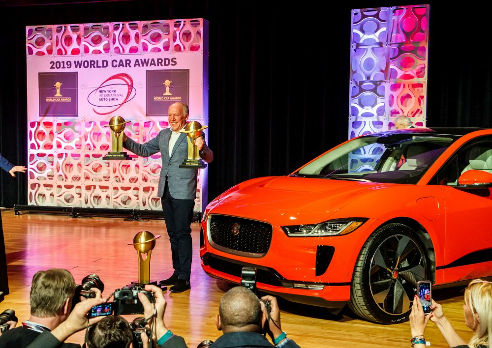 Безпрецедентен успех за Jaguar I-PACE – Три отличния на Световните автомобилни награди 2019 