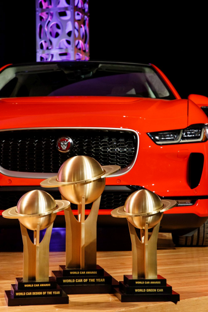 Безпрецедентен успех за Jaguar I-PACE – Три отличния на Световните автомобилни награди 2019 
