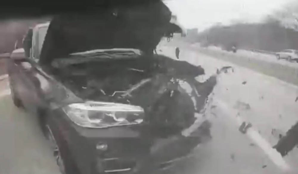ВИДЕО запечата катастрофа при скорост 150 км/ч