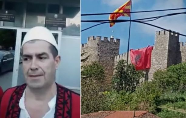 Скандално! Шиптърът, изгаврил се със Самуиловата крепост, обяви Охрид за албански град