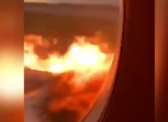 Писъци на ужас и молитви: Появи се ВИДЕО от салона на горящия SSJ-100 в Москва