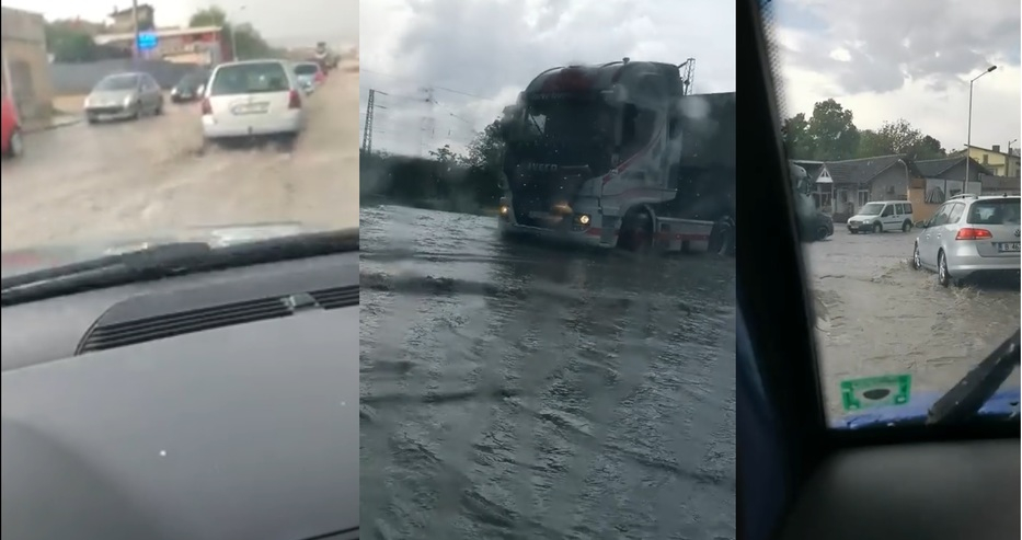 Мощна градушка удари Варна, градът е под вода (СНИМКИ/ВИДЕО)