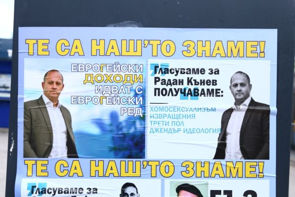София осъмна с предизборни плакати на Рада Дълбоката и Пинокио! (ОБНОВЕНА/СНИМКИ)