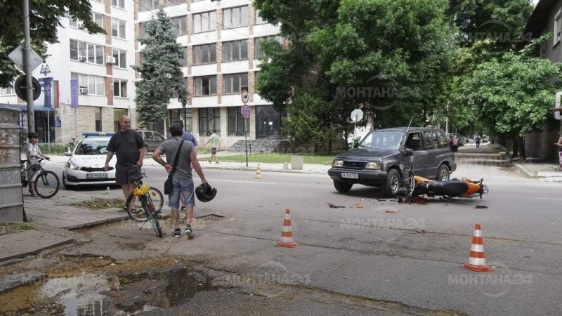 Свирепо меле окървави улица в Монтана (СНИМКИ)