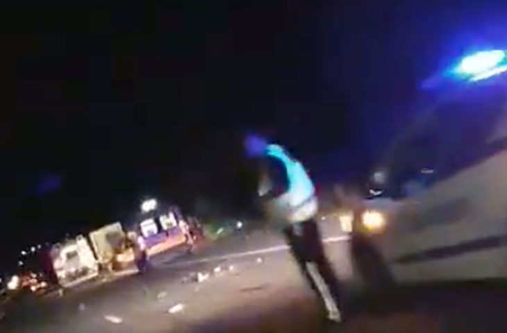 Първо ВИДЕО от зверската среднощна касапница в Хасковско с две млади жертви 