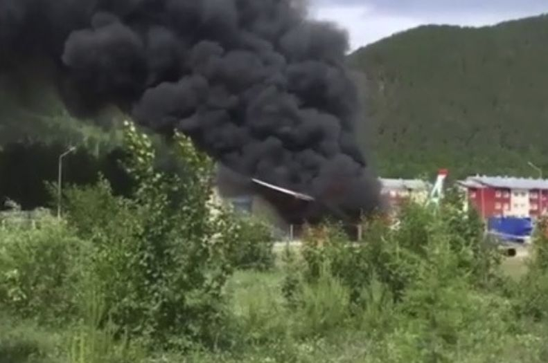 Страховито ВИДЕО показва последните секунди преди смъртоносния сблъсък на руския Ан-24 