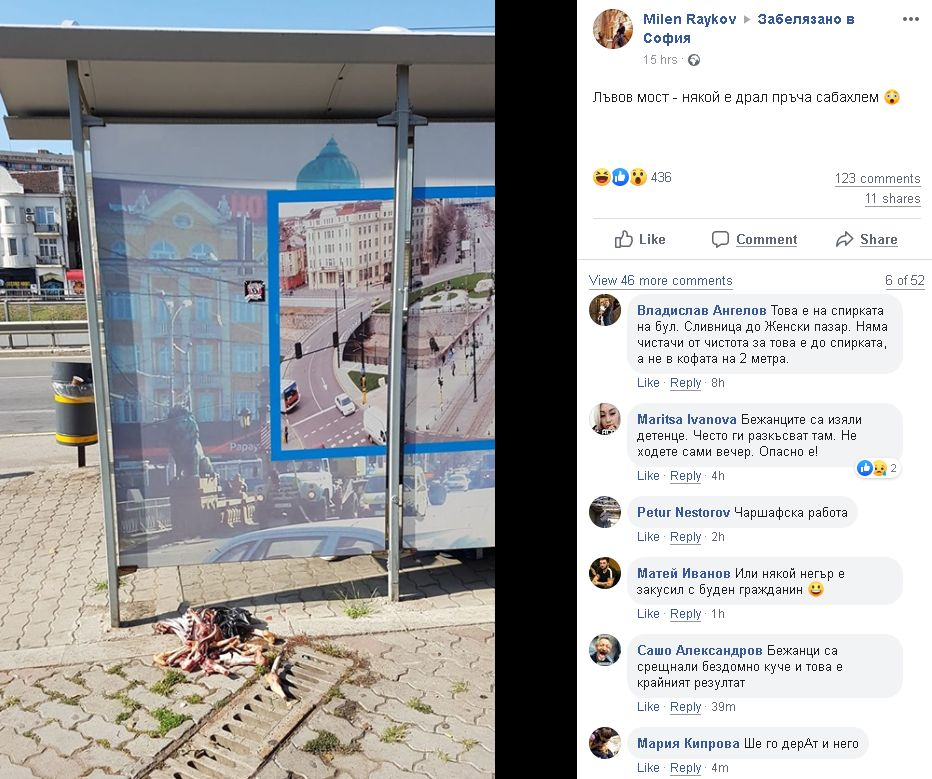 Само в БЛИЦ! Какво става на Лъвов мост? Купчина кокали втрещи столичани, намесиха бежанците (СНИМКА)