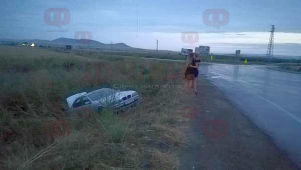 Блондинка направи невиждана каскада с BMW край Слънчев бряг (СНИМКИ)