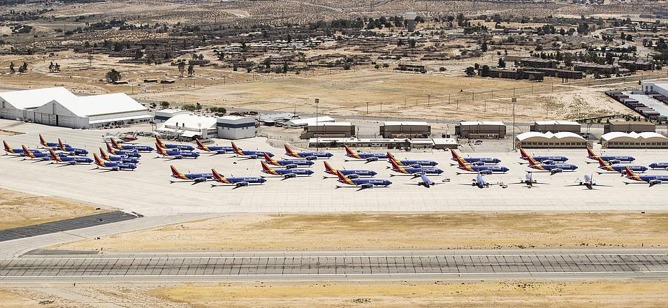 Призрачни СНИМКИ от гробище на злополучния Boeing 737 Max