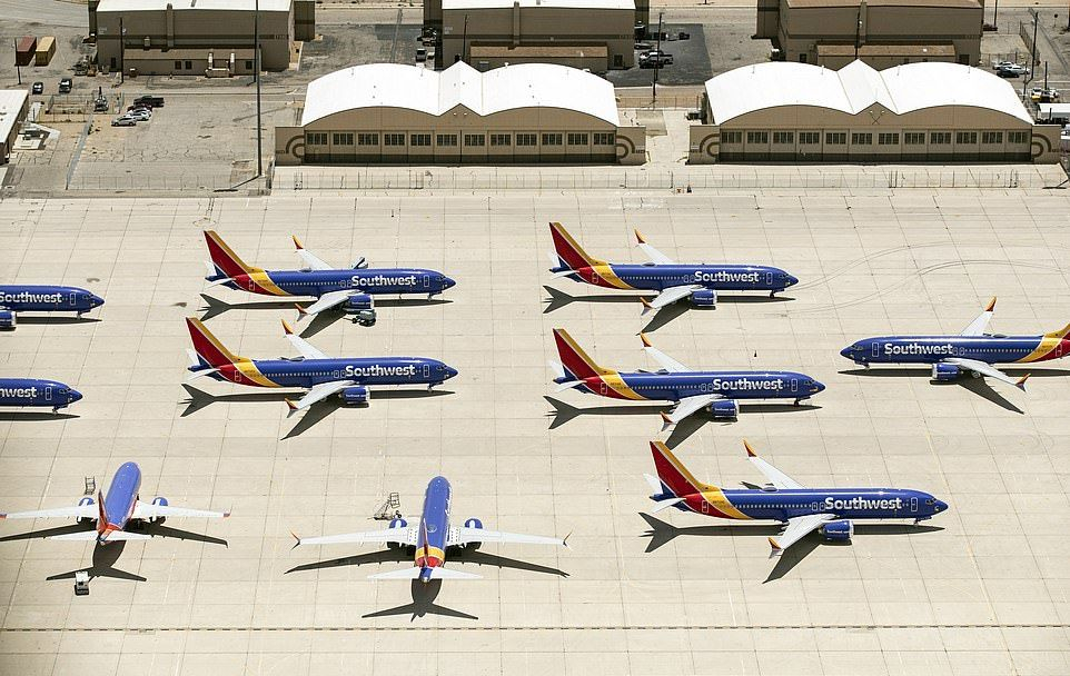 Призрачни СНИМКИ от гробище на злополучния Boeing 737 Max