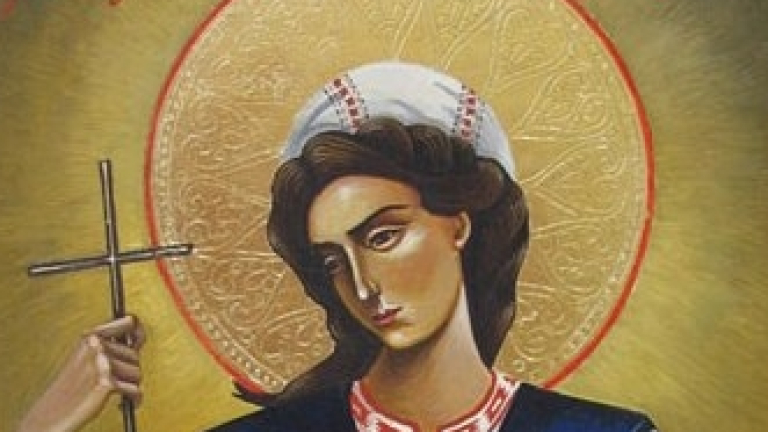 Красиви имена черпят днес заради светица, жестоко измъчвана от баща си