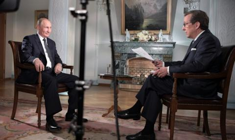 Номинираха за награда "Еми" интервю на Путин ВИДЕО