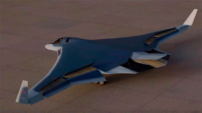 Новият руски стратегически бомбардировач ПАК ДА конкурент на B-2 Spirit ВИДЕО