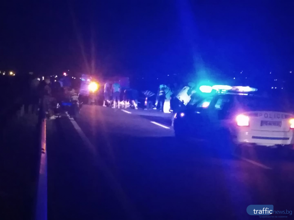Голяма трагедия по тъмна доба в Пловдивско СНИМКИ