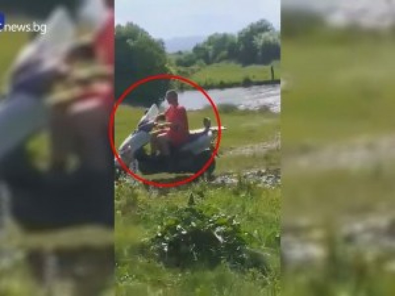 Син на полицай №1 в Самоков грозно потъпка закона ВИДЕО