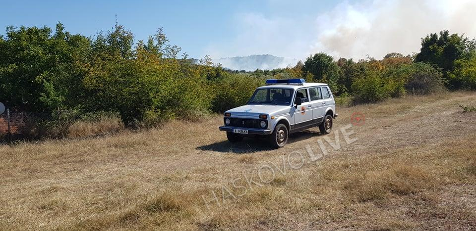 Хасковско пламна като Гърция СНИМКИ