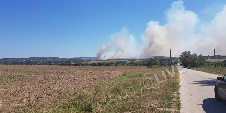 Хасковско пламна като Гърция СНИМКИ