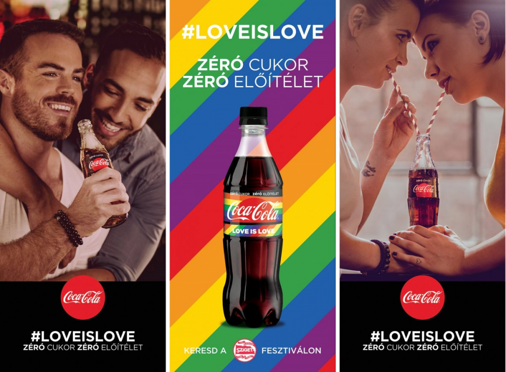 Бурни протести в Унгария срещу Кока Кола, рекламираща педерастията СНИМКИ