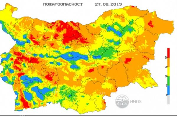 Внимание, 14 области в България могат да пламнат