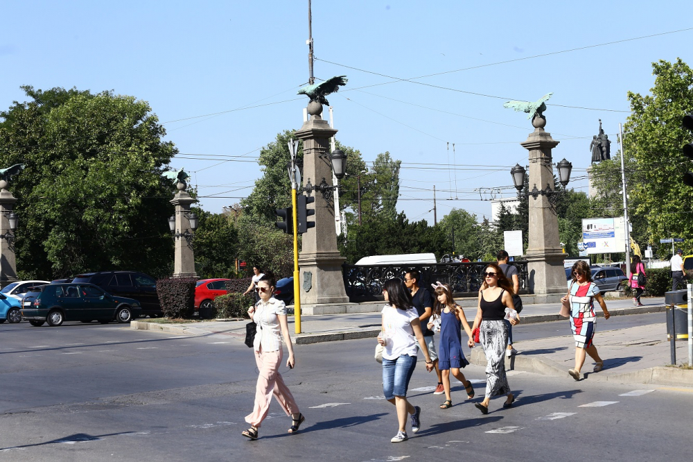 Опасна ситуация и зверска тапа в центъра на София
