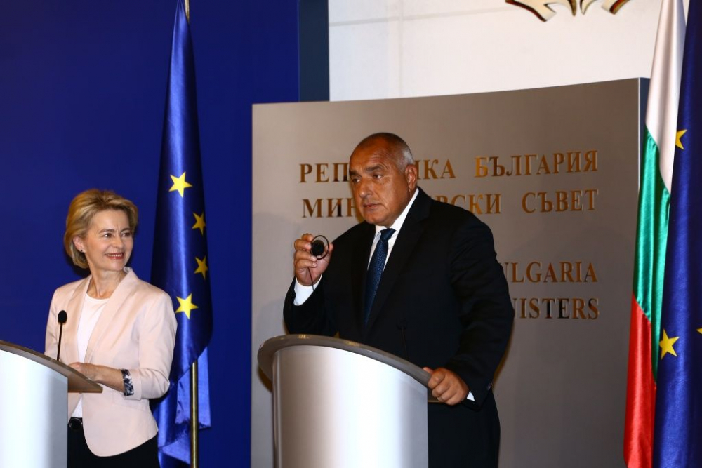 Шефката на ЕК: Бойко, за мен е важно... ВИДЕО