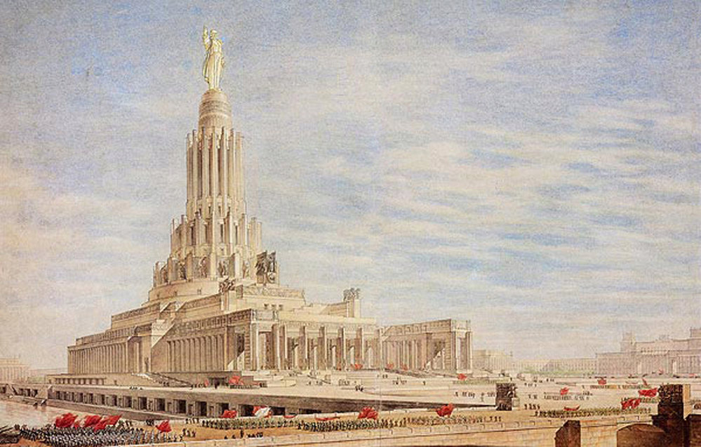 Мечтата на Сталин: Ето как е трябвало да изглежда Москва СНИМКИ