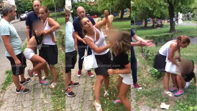 Майка млати щерка си и иска 5 бона от баща й, за да я... ВИДЕО