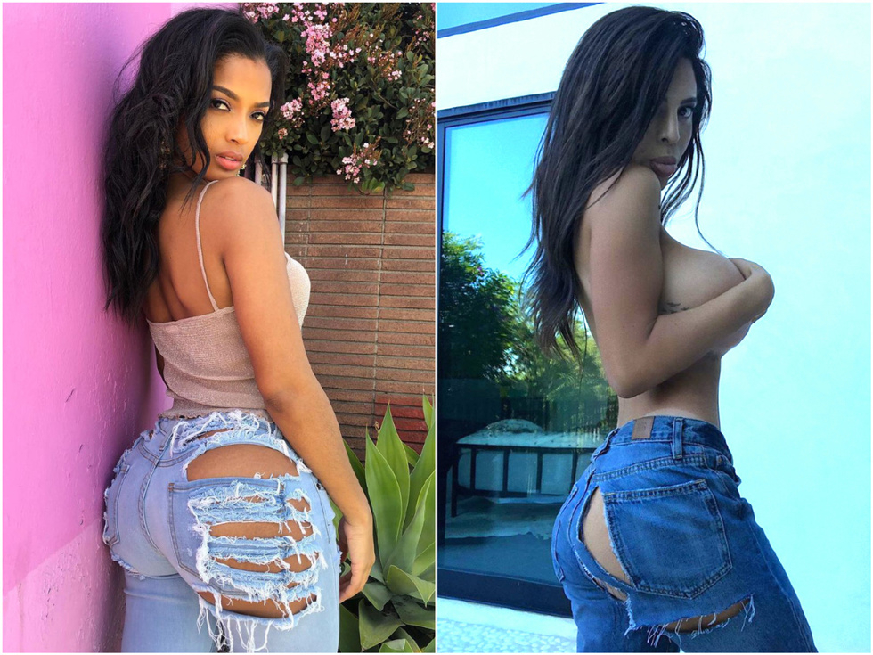 Новата скъсана мода улесни живота на мацките с хубави дупета СНИМКИ 18+
