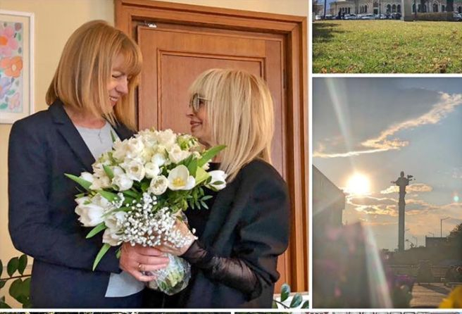 Фандъкова получи мощна подкрепа от примата Лили Иванова УНИКАЛНИ СНИМКИ