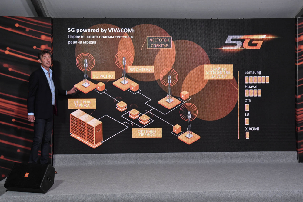 VIVACOM демонстрира 5G в реалната си мрежа 