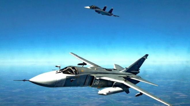 Су-34 и Су-24 спуснаха стотина авиобомби по мишени в Зауралието