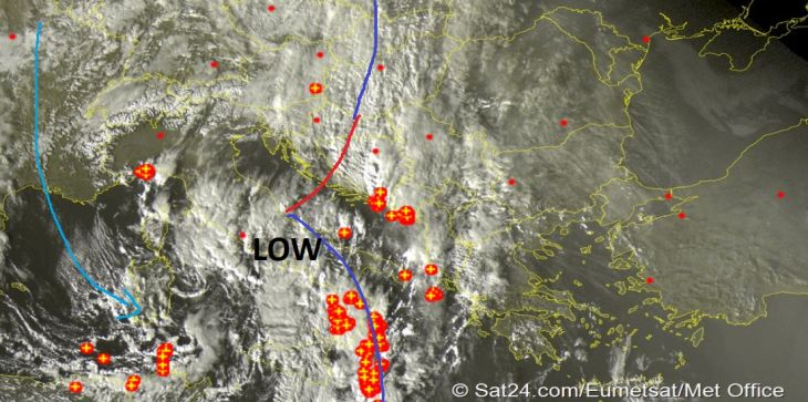 "Meteo Balkans" показа страшната стихия, която вече удари България СНИМКИ