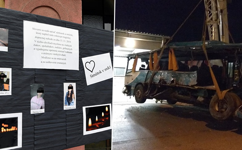 Ужасяващи СНИМКИ от катастрофата на автобуса - ковчег, загробил много деца 