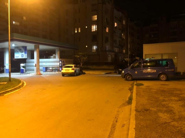 Първи СНИМКИ от въоръжения обир на газстанция в София