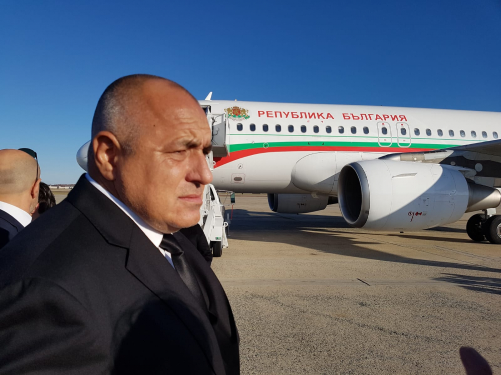 Борисов стъпи на американска земя и... ВИДЕО 