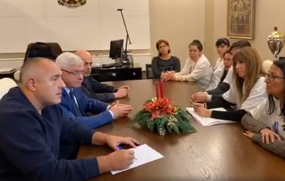 Извънредно! Ето какво се разбраха Бойко Борисов и медицинските сестри 