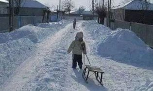 Сладки спомени: Зимата на моето детство, когато имаше много сняг 