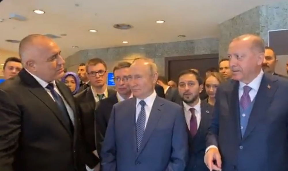 Борисов, Путин, Ердоган и Вучич се събраха в Истанбул ВИДЕО