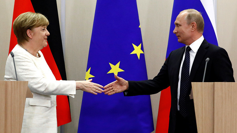 Срещата Меркел-Путин започна, ето какво си казаха 