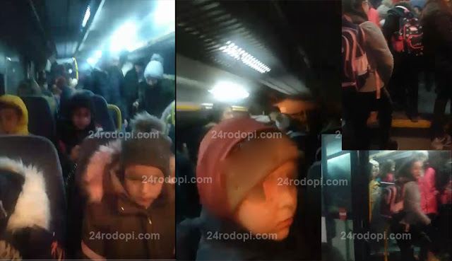 Автобус на ужасите с деца от 6 села в Кърджалийско ВИДЕО